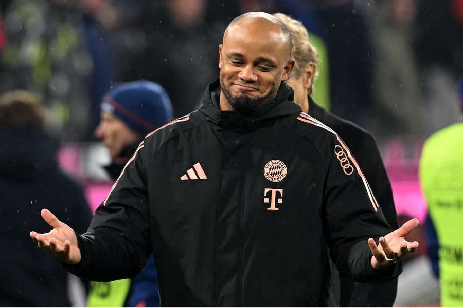 Vincent Kompany reacts