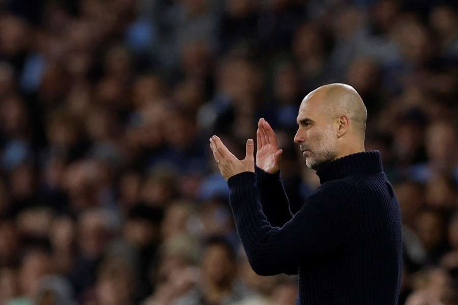 Pep Guardiola is chasing an historic treble with Manchester City this season