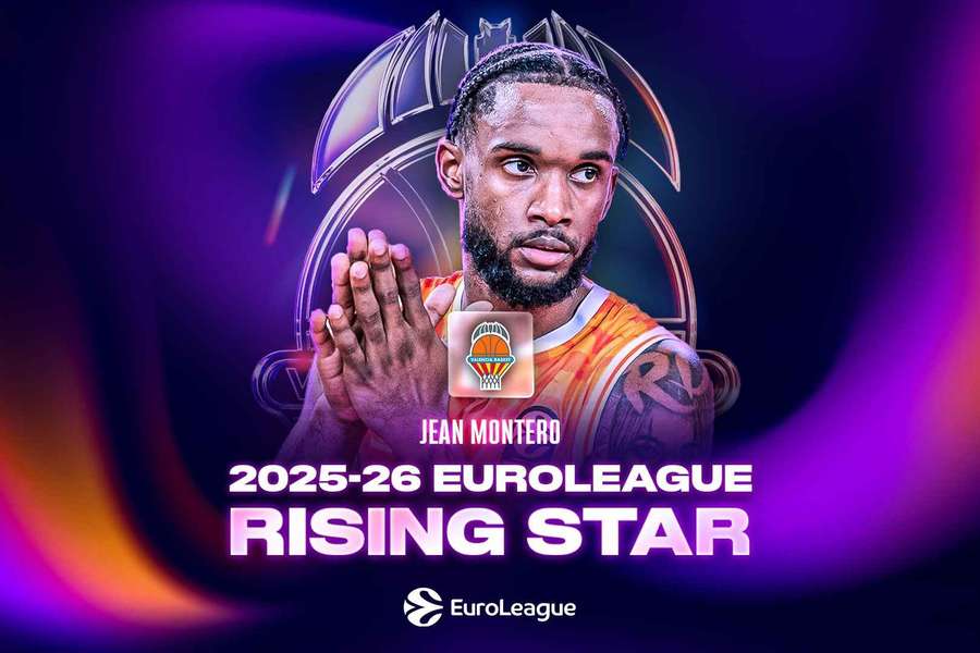 El valencianista Jean Montero, Mejor Jugador de la Euroliga sub-22