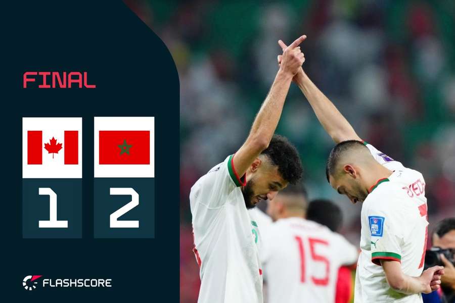 Marocul învinge Canada și câștigă grupa în fața Croației și Belgiei