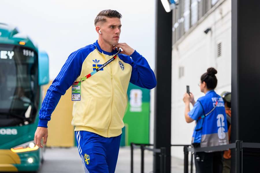 Viktor Gyokeres arrives at Estadio Monterrey Viktor Gyokeres arrives at Estadio Monterrey