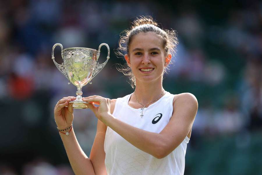 Pohánková v minulosti ovládla juniorský Wimbledon.  Pohánková v minulosti ovládla juniorský Wimbledon.