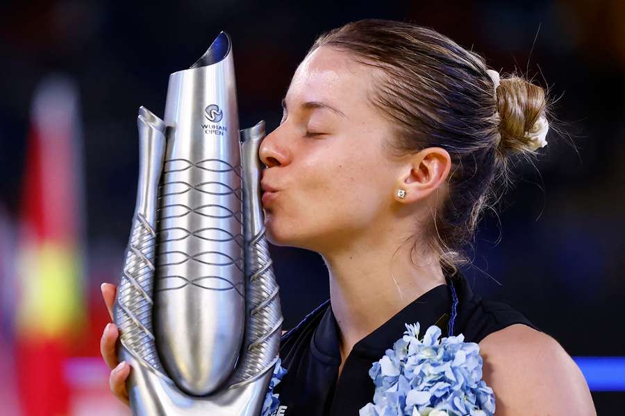 Chwalińska z trofeum w Wuhan Chwalińska z trofeum w Wuhan