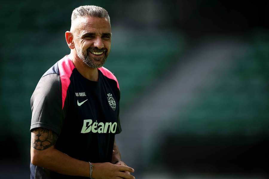 Rui Borges, treinador do Sporting
