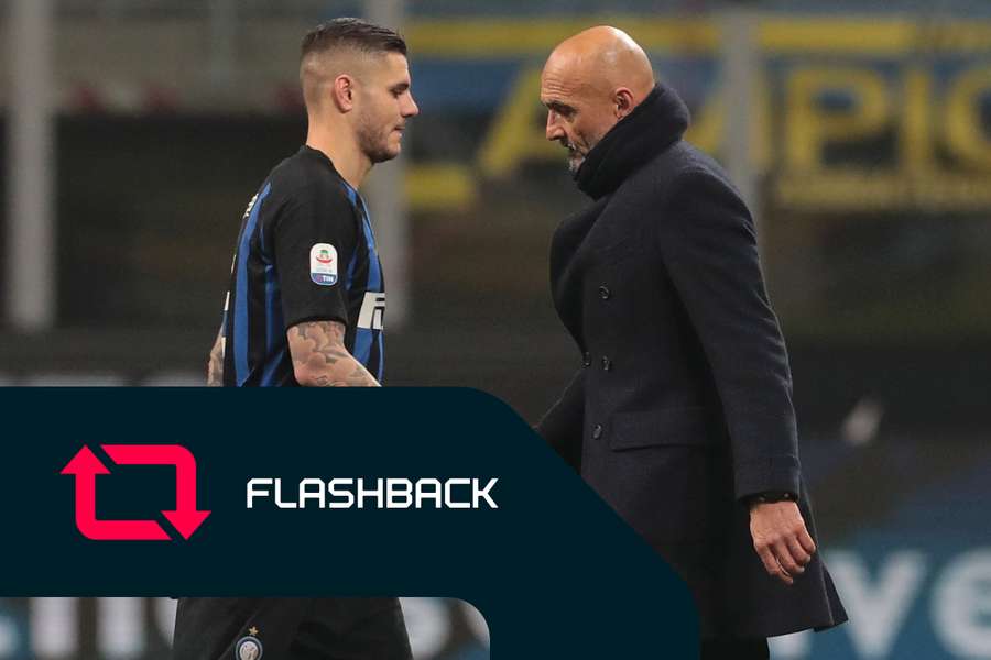 Luciano Spalletti e Mauro Icardi Luciano Spalletti e Mauro Icardi