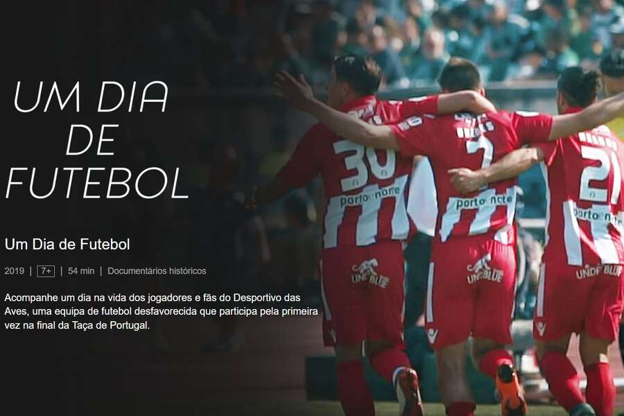 Netflix lança documentários sobre conquista da Taça de Portugal pelo Aves