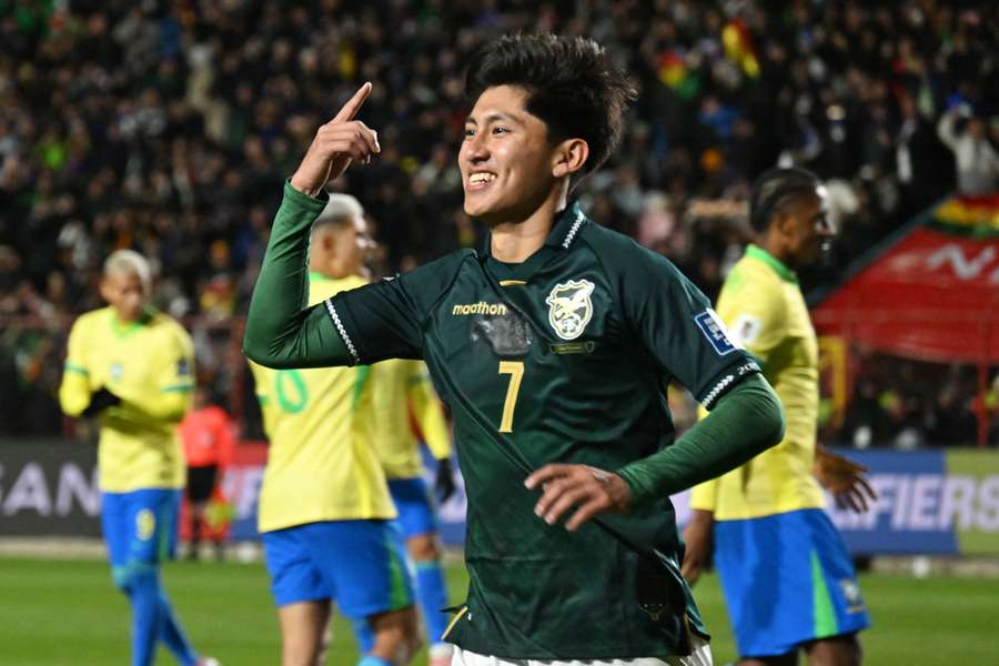 Miguelito fez o gol da vitória boliviana