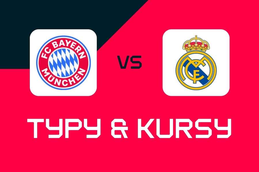 Bayern Monachium - Real Madryt: Typy bukmacherskie, najlepsze kursy i zakłady (Liga Mistrzów) Bayern Monachium - Real Madryt: Typy bukmacherskie, najlepsze kursy i zakłady (Liga Mistrzów)