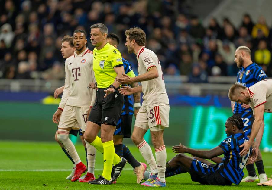 Vincic beim letzten CL-Aus der Bayern gegen Inter Vincic beim letzten CL-Aus der Bayern gegen Inter