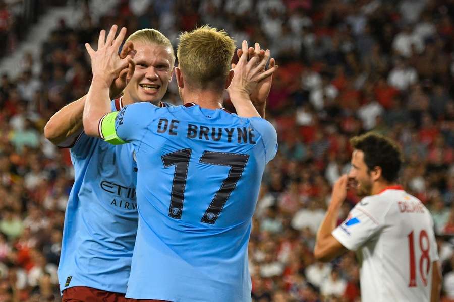 De Bruyne og Haaland har været holdkammerater siden sommerpausen.