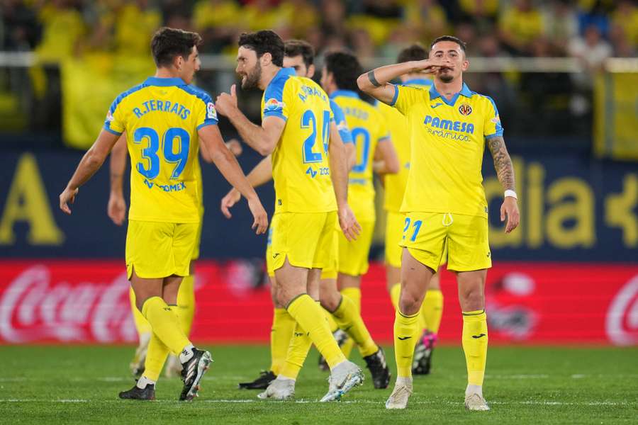 Villarreal's Yeremy Pino scored his first goal since the start of January