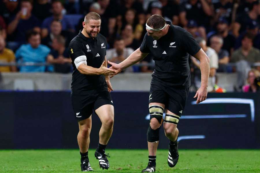 Dane Coles, left and Brodie Retallick will both retire from international duty after the final
