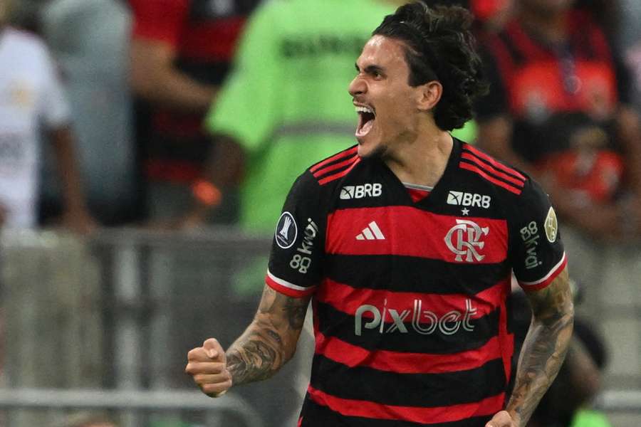 Pedro abriu o marcador para o Flamengo