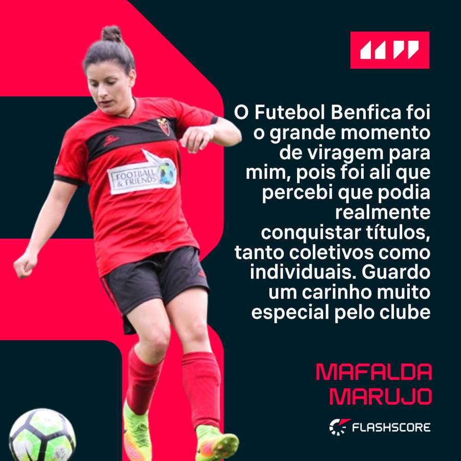 Mafalda Marujo conquistou vários títulos no Futebol Benfica
