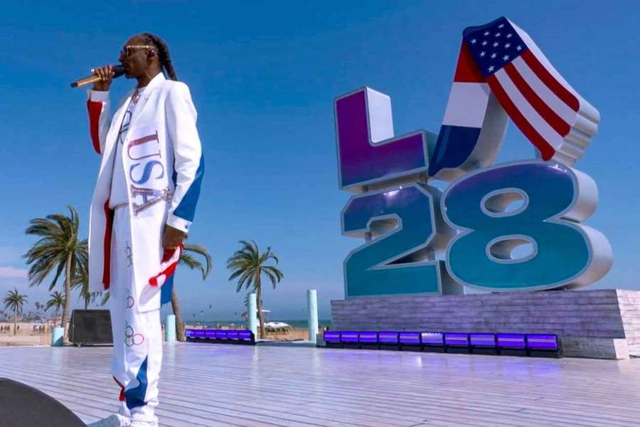 Snoop Dogg läutete die Feierlichkeiten für Olympia 2028 ein