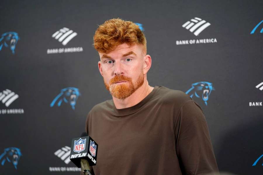 Andy Dalton, quarterback van de Carolina Panthers