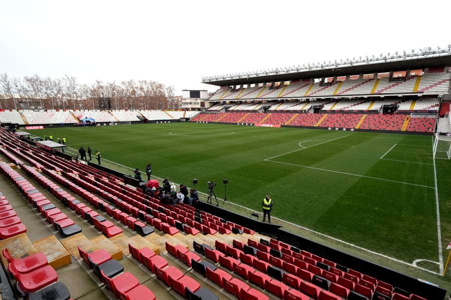 Vista panorâmica do Estádio de Vallecas