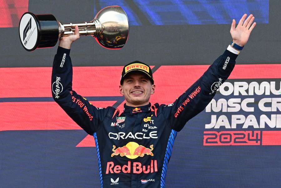 Esta foi a terceira vitória consecutiva de Verstappen no Japão