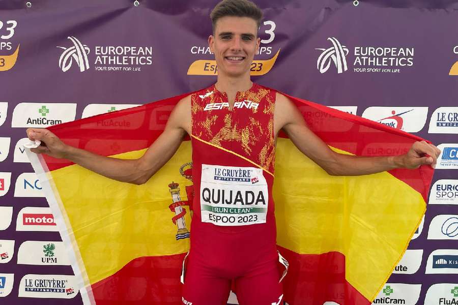 Alejandro Quijada, campeón de Europa sub23 en 3000 obstáculos