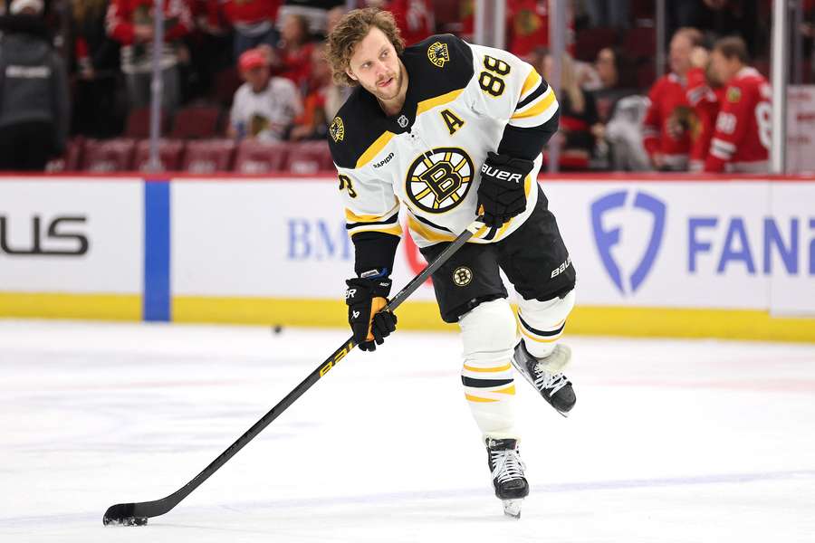 Pastrňák byl za dva tříbodové zápasy vyhlášen třetí hvězdou týdne v NHL
