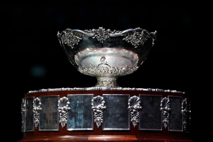 The Davis Cup trophy