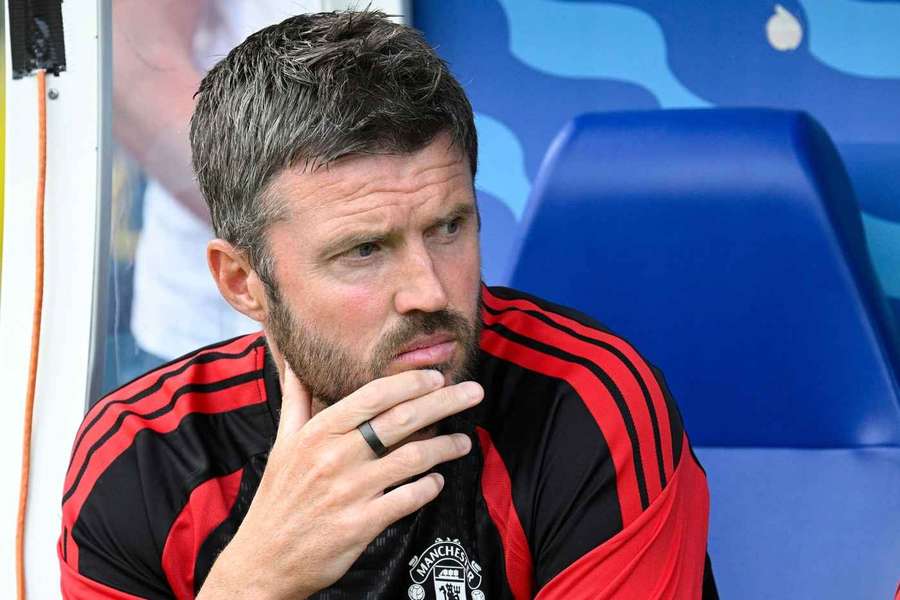 Man United boss Michael Carrick. Man United boss Michael Carrick.