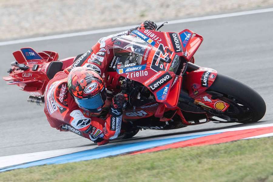 Pecco Bagnaia a Brno
