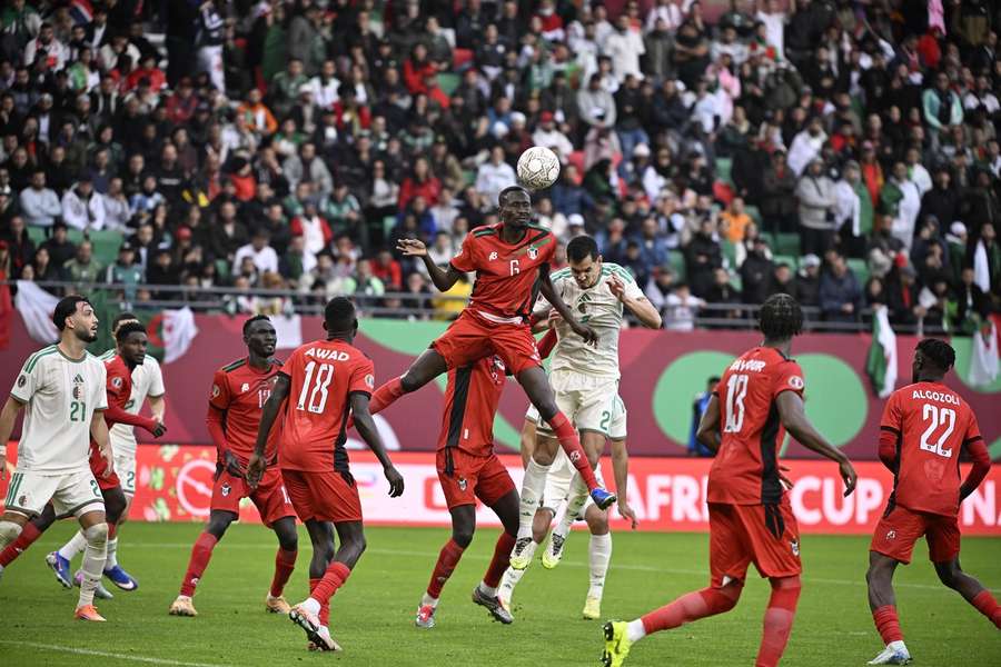 L'équipe du Soudan lors de la première journée.