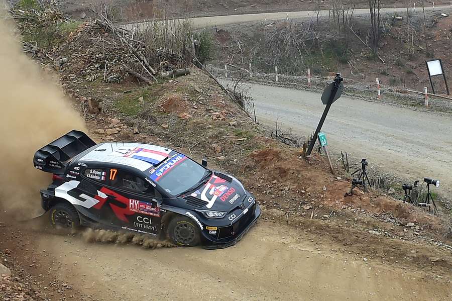 La voiture de Sébastien Ogier.