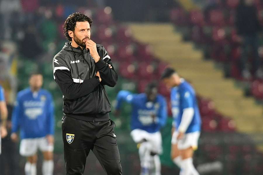 Fabio Grosso na ławce rezerwowych Frosinone