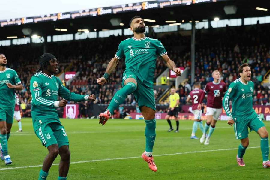 Mohamed Salah scored Liverpool's winner at Burnley