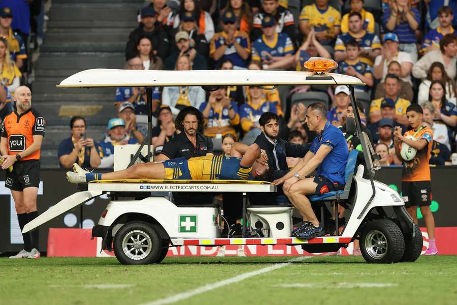 Parramatta's Bailey Simonsson is one of many players out with injury this week.
