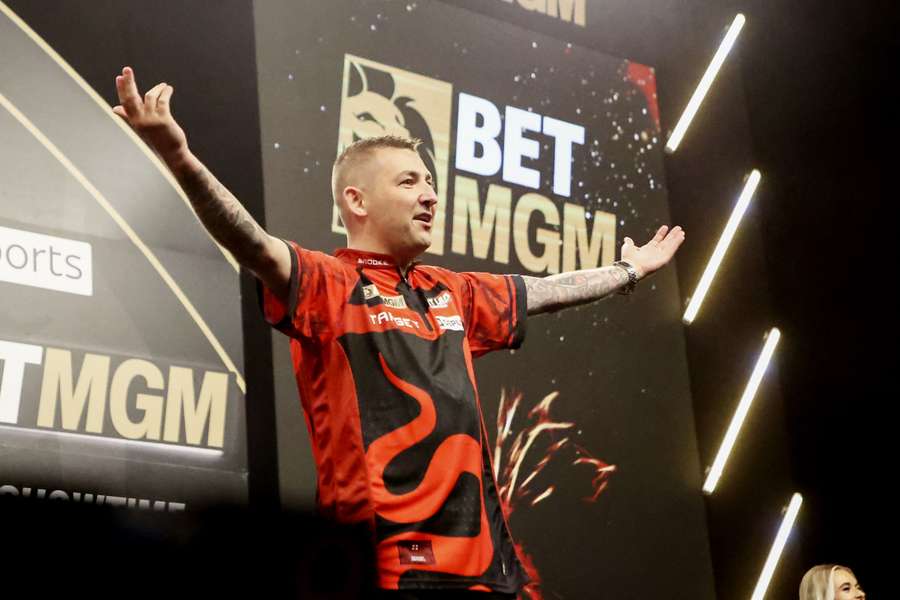 Nathan Aspinall reached the playoffs on Thursday