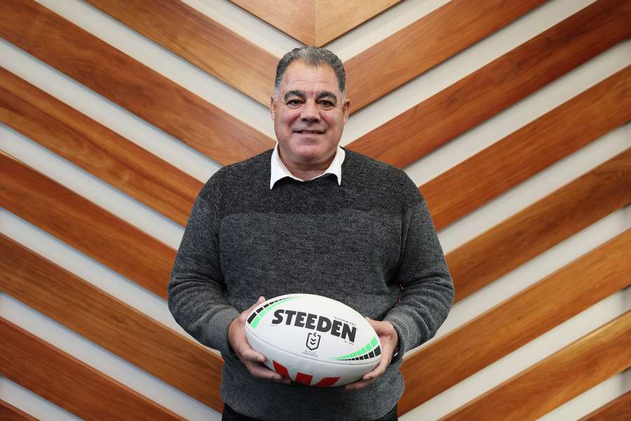 Mal Meninga poses during his reveal as the inaugural Perth Bears coach. 