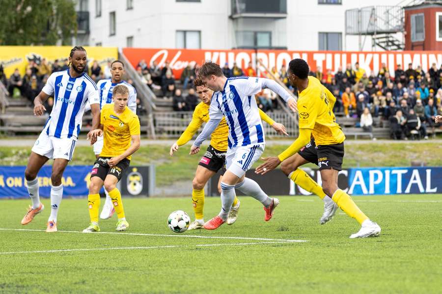 HJK and KuPS could not be separated HJK and KuPS could not be separated