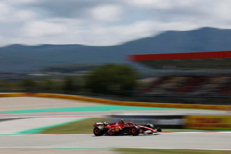 Ferrari-Pilot Sainz war im dritten Training unschlagbar.