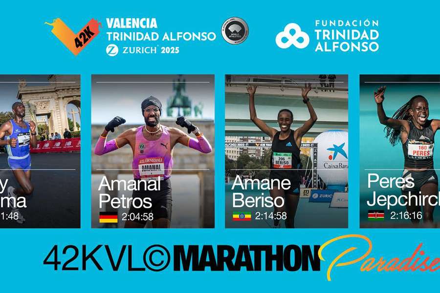 Desvelados los primeros nombres de la élite del Maratón Valencia