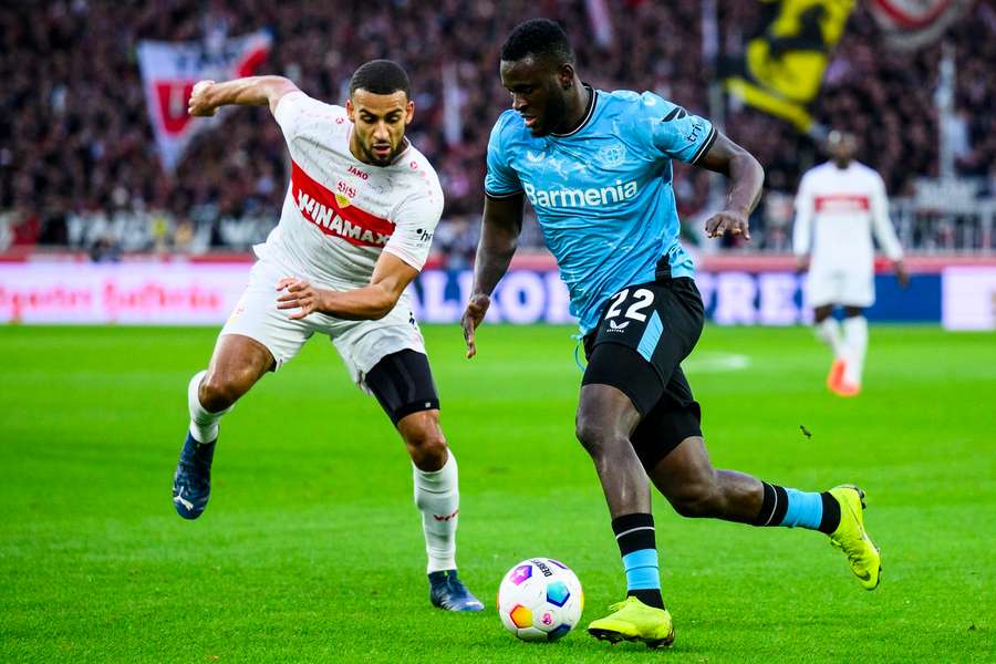 In der Liga trennten sich Stuttgart und Leverkusen in der Hinrunde 1:1.