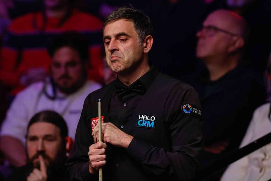 Ronnie O'Sullivan in good spirits after his match against He.