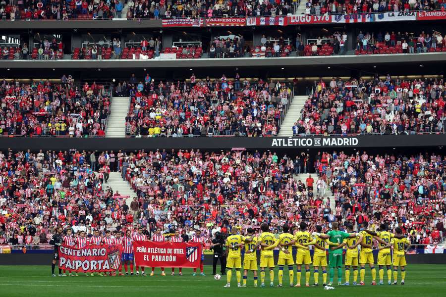 Imagen del Metropolitano durante el Atlético de Madrid-Las Palmas