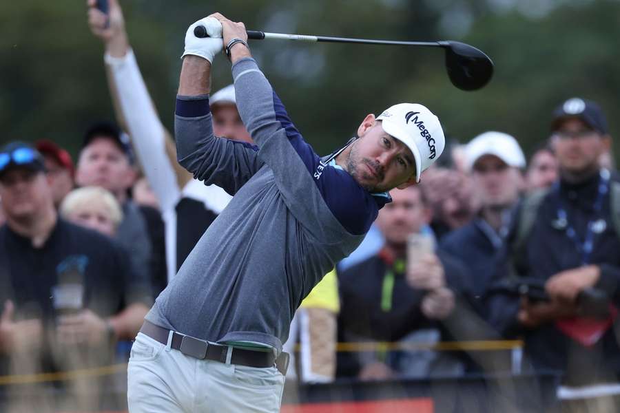 Brian Harman slaat af op de 18e hole