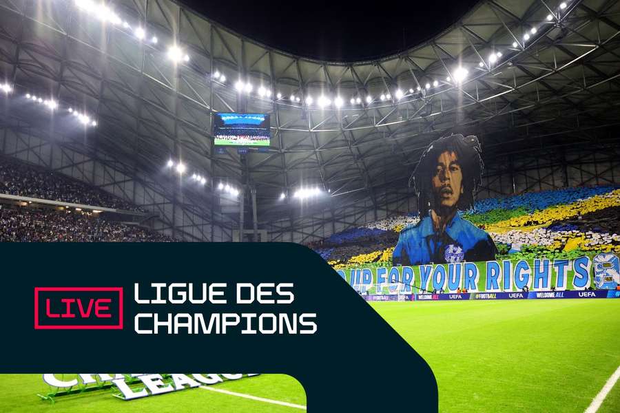 Le Vélodrome lors de la réception de l'Atalanta Bergame. Le Vélodrome lors de la réception de l'Atalanta Bergame.