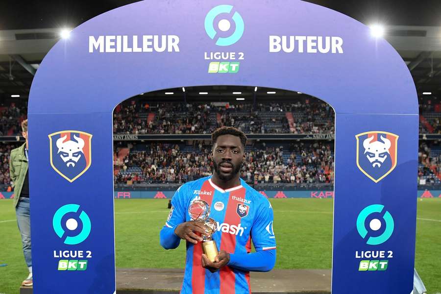 Alexandre Mendy a été sacré meilleur buteur de L2 en 2023-2024