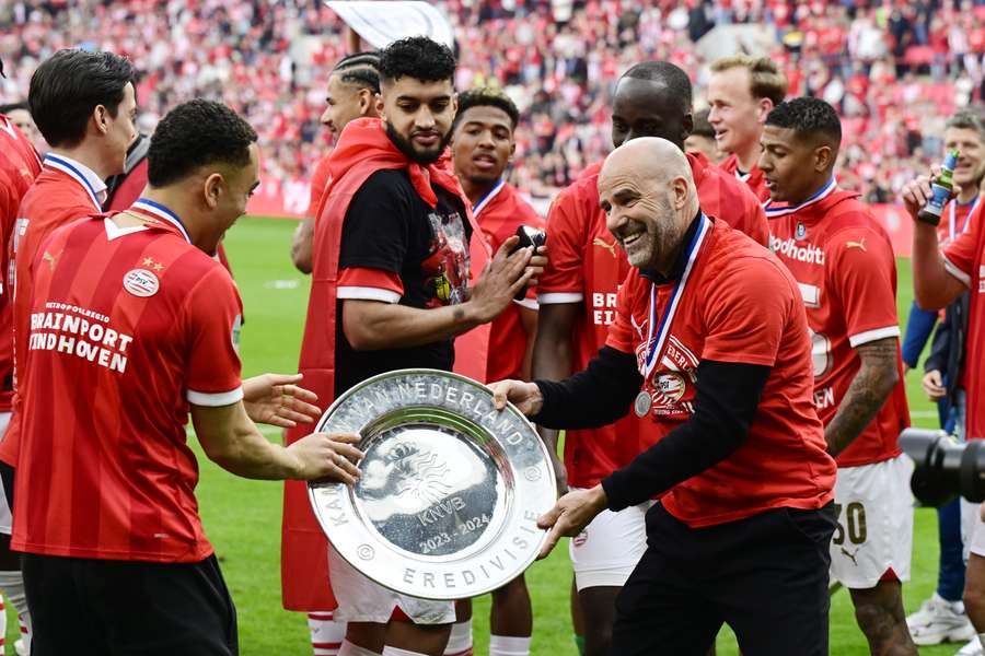 Bosz moest na afloop van de kampioenswedstrijd aan Krüzen denken