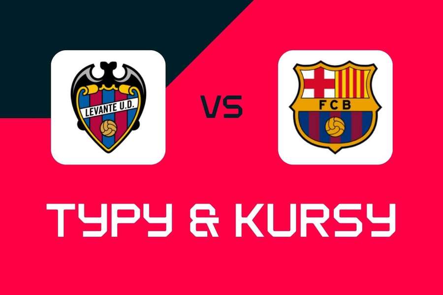 Levante - FC Barcelona: Typy bukmacherskie, najlepsze kursy i zakłady (LaLiga) Levante - FC Barcelona: Typy bukmacherskie, najlepsze kursy i zakłady (LaLiga)
