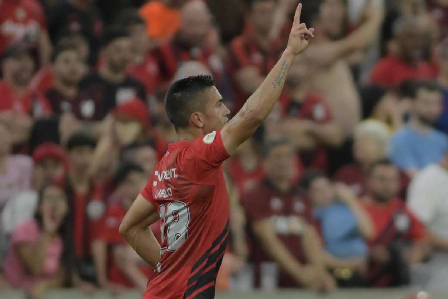 Cuello marcou seu segundo gol com a camisa do Athletico-PR em dois jogos