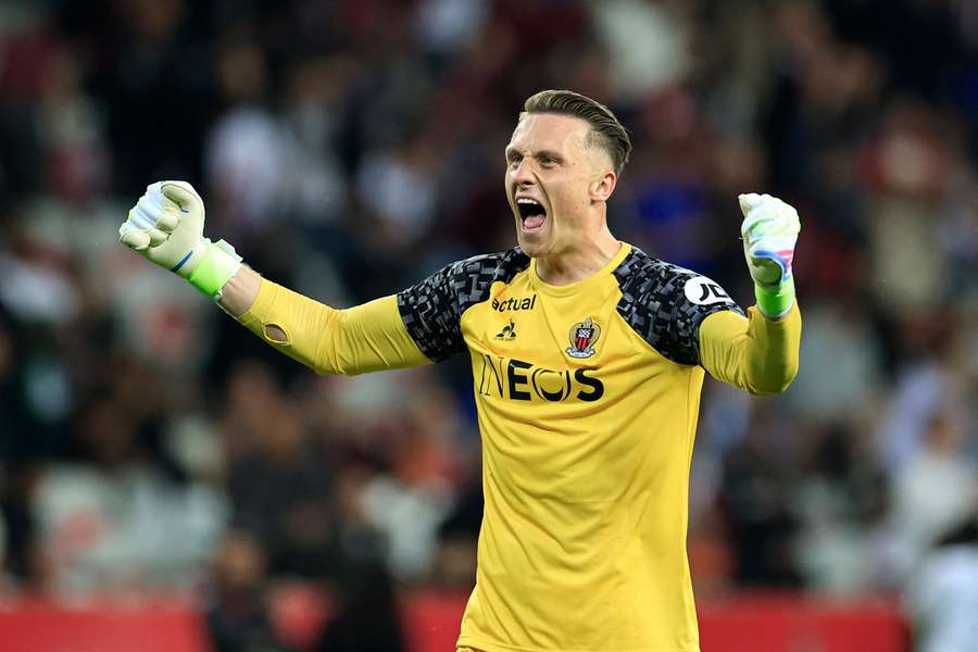 Nice's Polish goalkeeper Marcin Bulka Nice's Polish goalkeeper Marcin Bulka