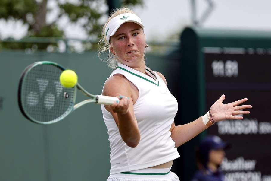 Clara Tauson is through to the second round of Wimbledon