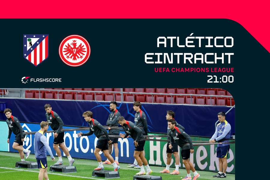 El Atlético choca con el Eintracht en casa