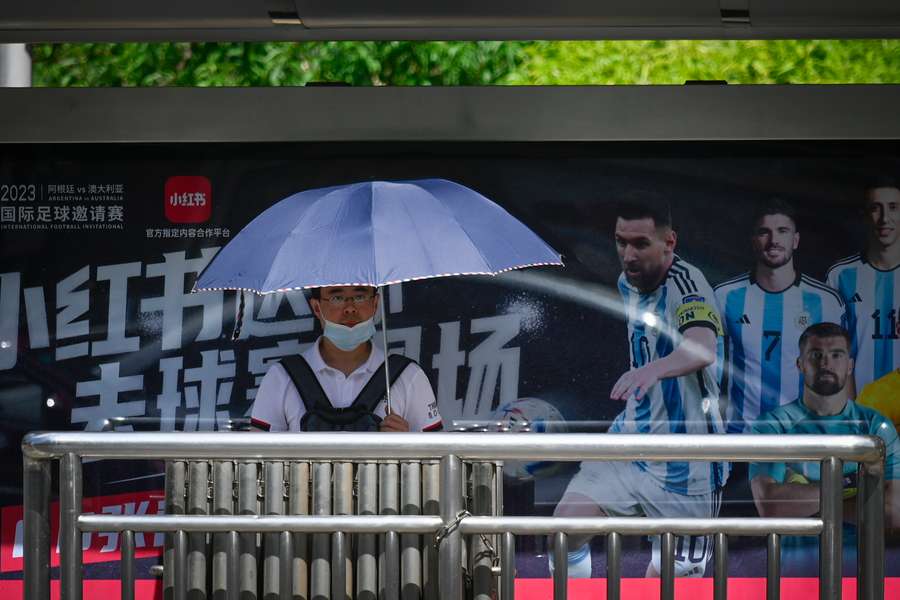 Fans in China are excited to see Messi play